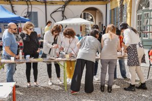 Public Demonstration of Ceramic Making
